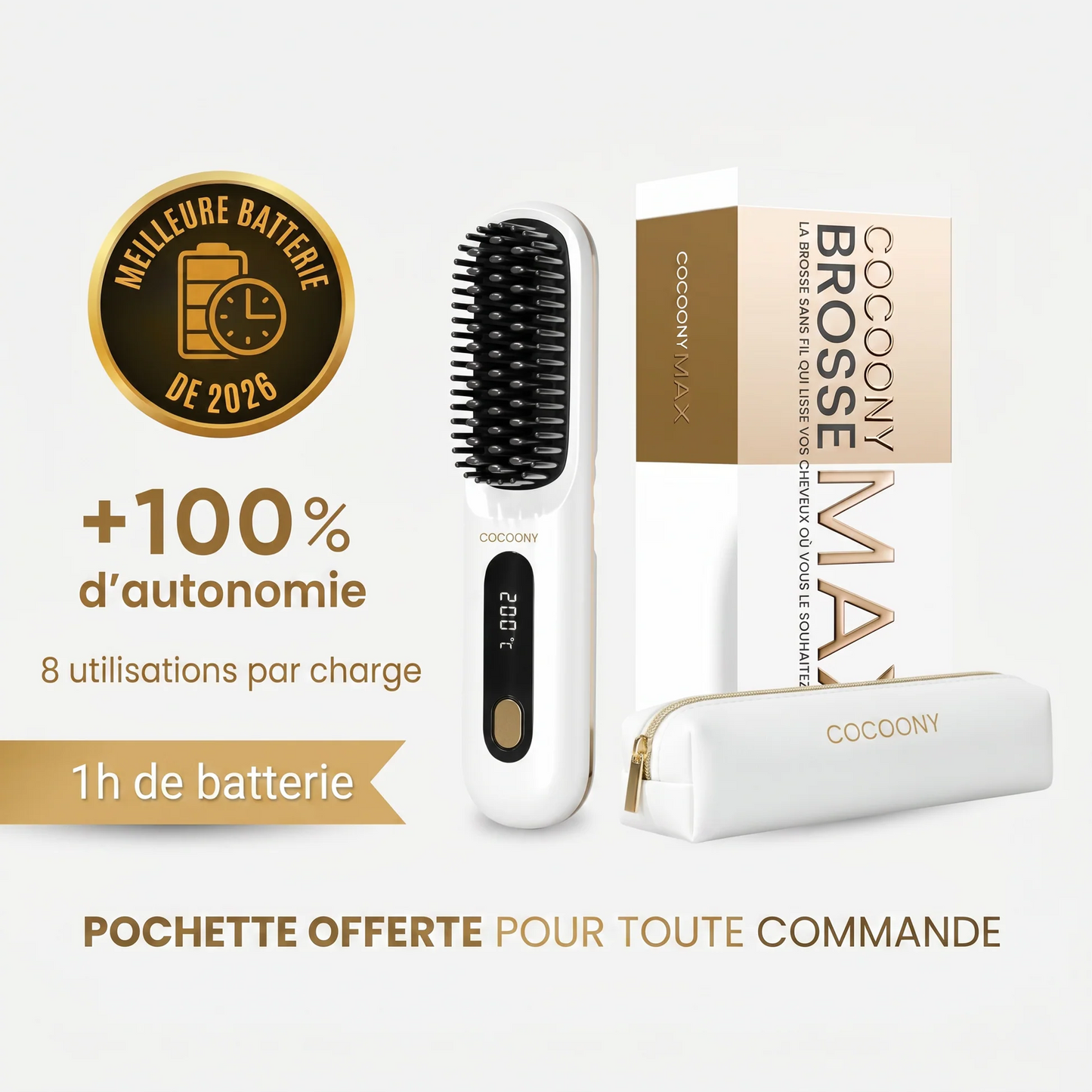 Doucia Max | Brosse Lissante Portable