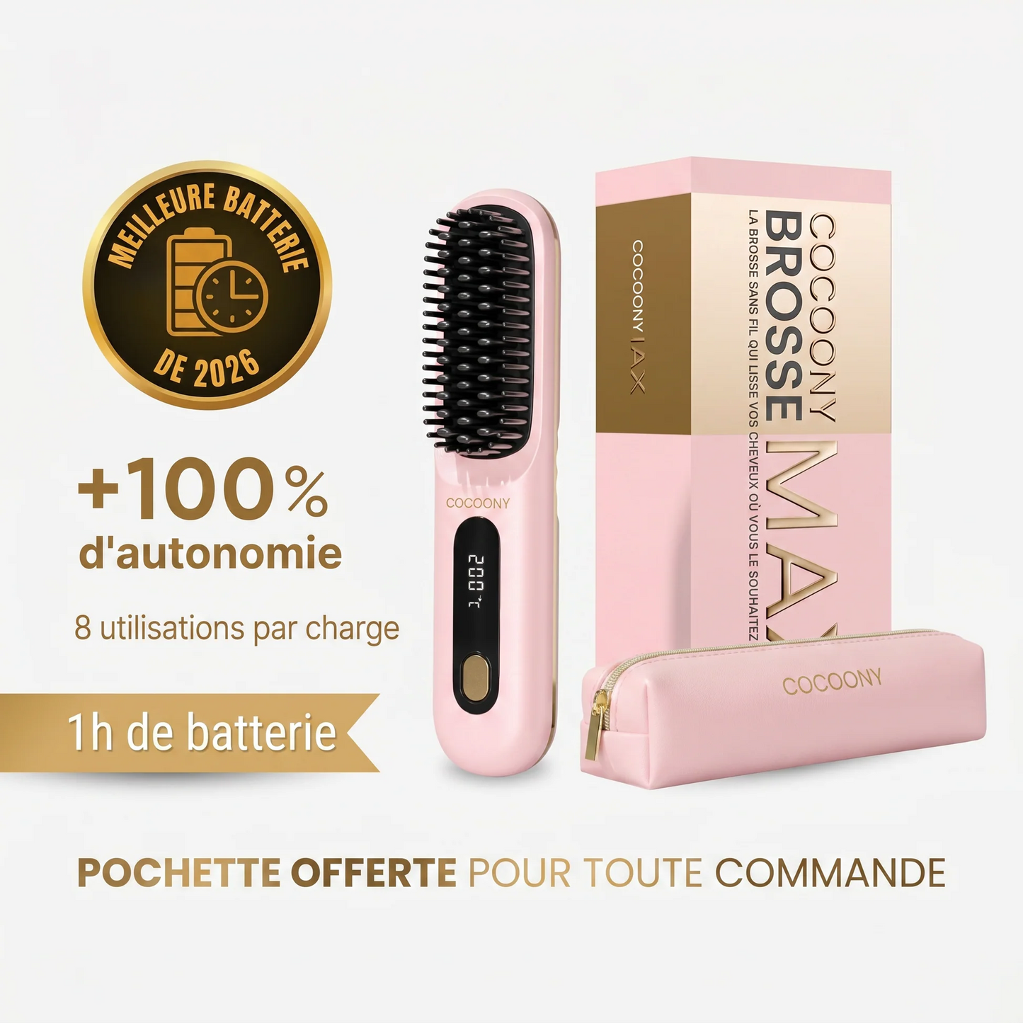 Doucia Max | Brosse Lissante Portable