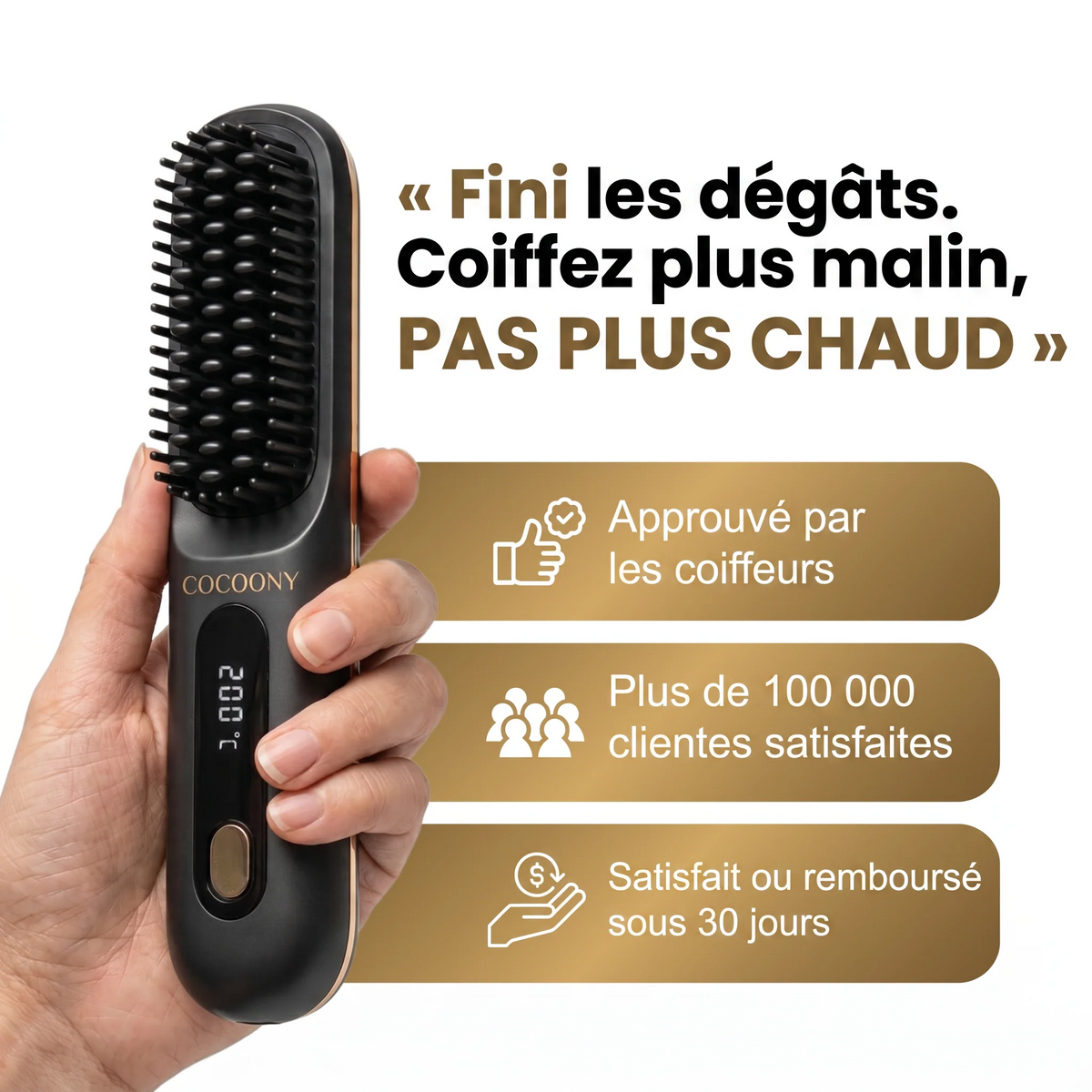 Doucia Max | Brosse Lissante Portable
