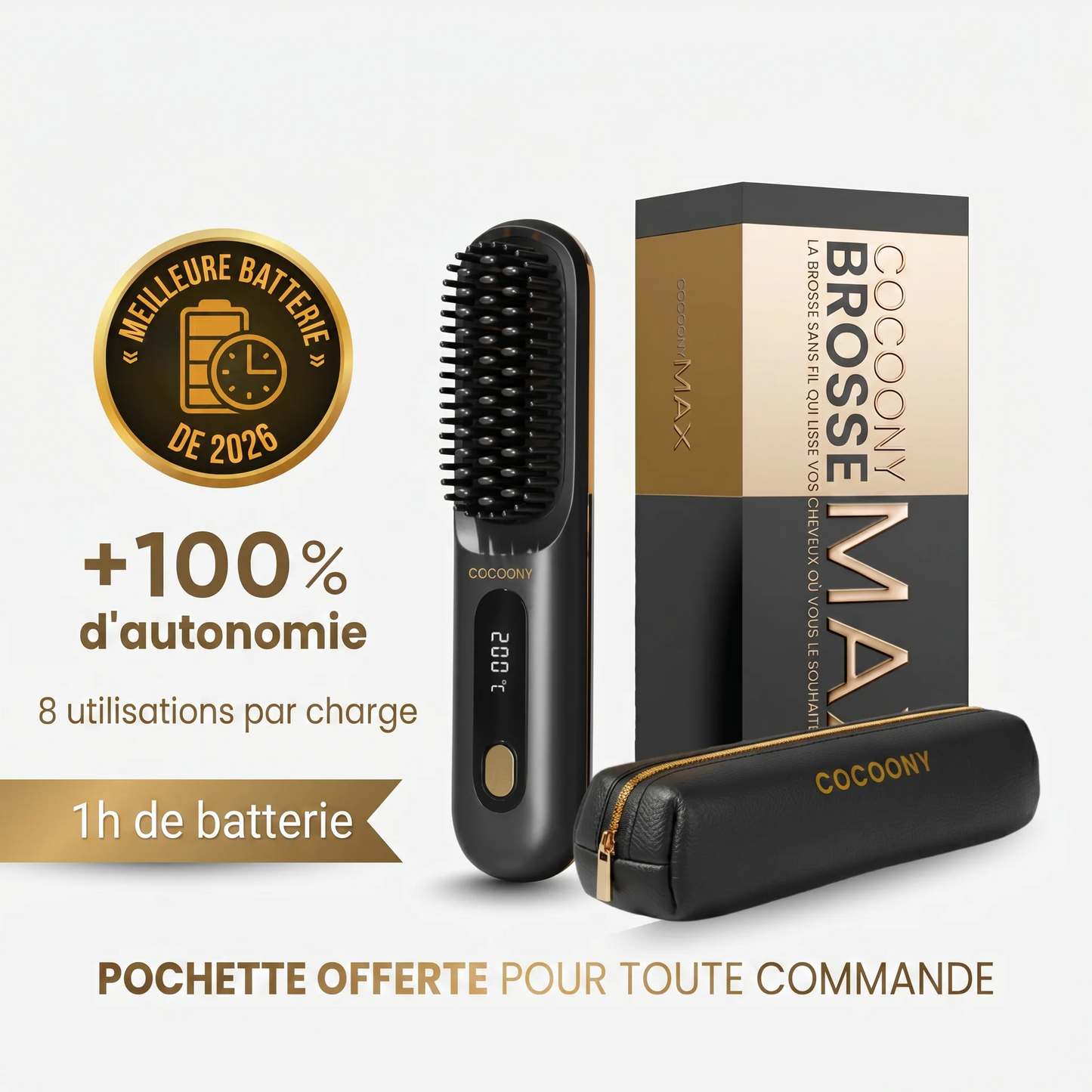 Doucia Max | Brosse Lissante Portable